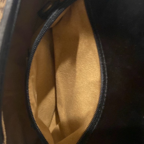 ROCKIN HOT JIMMY CHOO PONY HAIR LEOPARD PRINT SHOULDER BAG - Picture 6 of 9